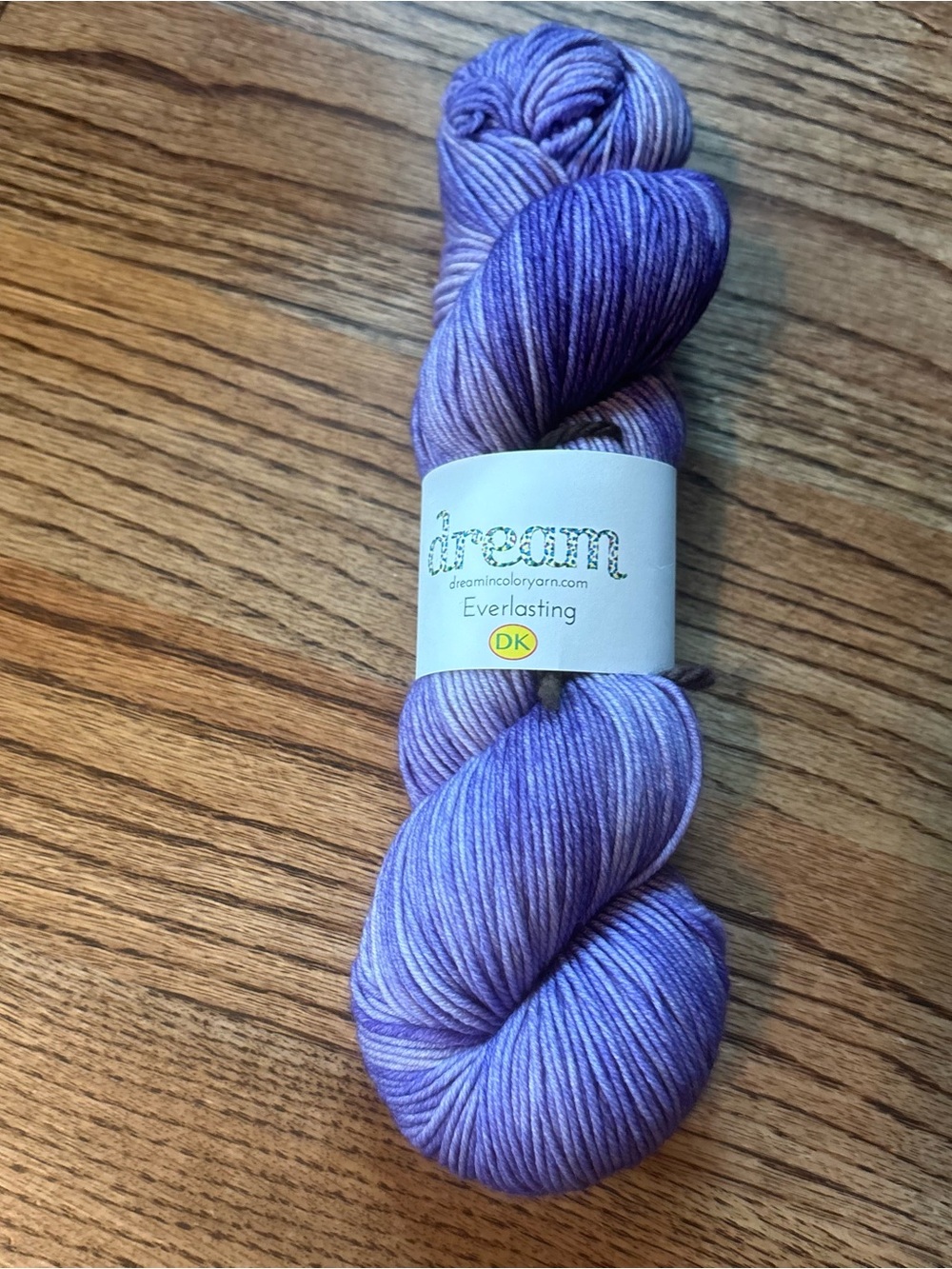 Dream in Color Everlasting DK Yarn Lavender Purple Tonal Superwash Merino Wool